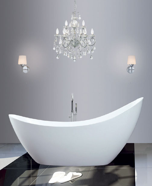 The Synergy Slipper Modern Thin Edged Freestanding Bath from VIP Bathrooms - now only 849.99 GBP!